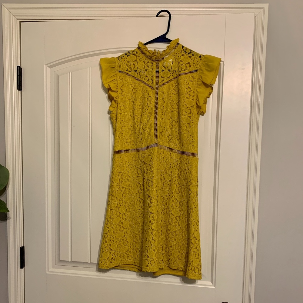 Mustard Altar'd State Dress